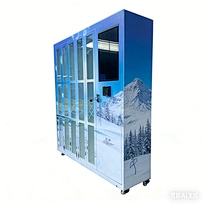 Máquina expendedora de taquillas de alquiler de tablas de snowboard